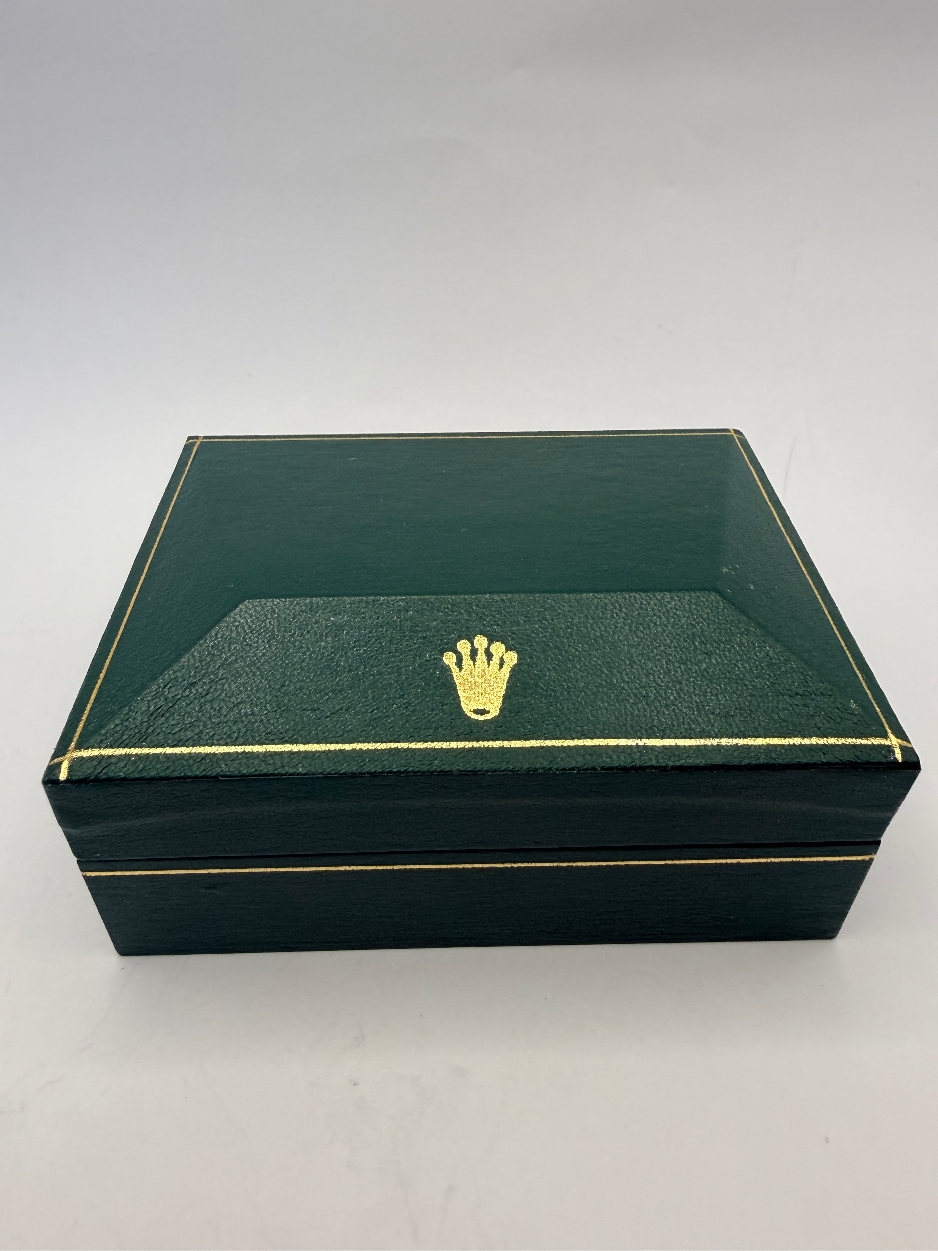 Rolex Datejust 6605 36mm Two Tone Roulette Date Jubilee Box & Card