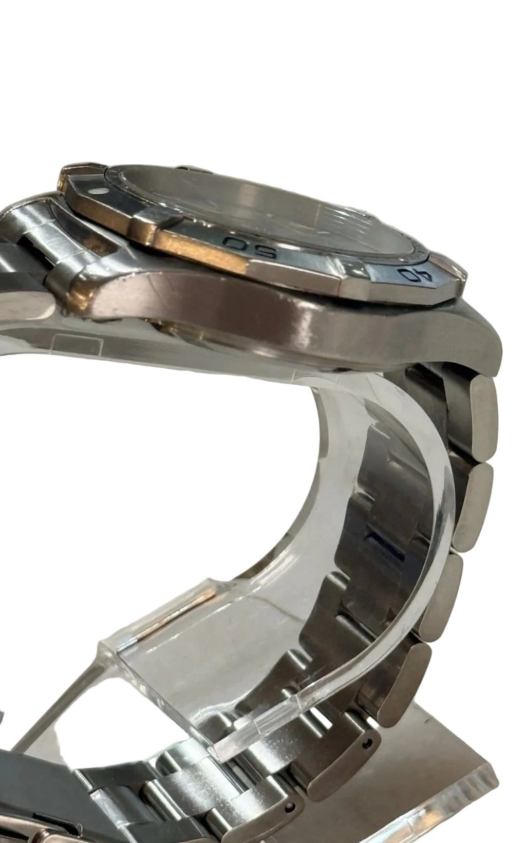TAG Heuer Aquaracer Chronograph CAF1111 Silver Dial Quartz 41mm Men’s Watch - Coyle Fine Jewelry & Timepieces