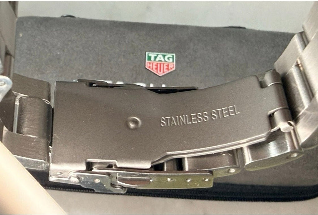 TAG Heuer Aquaracer Chronograph CAF1111 Silver Dial Quartz 41mm Men’s Watch - Coyle Fine Jewelry & Timepieces