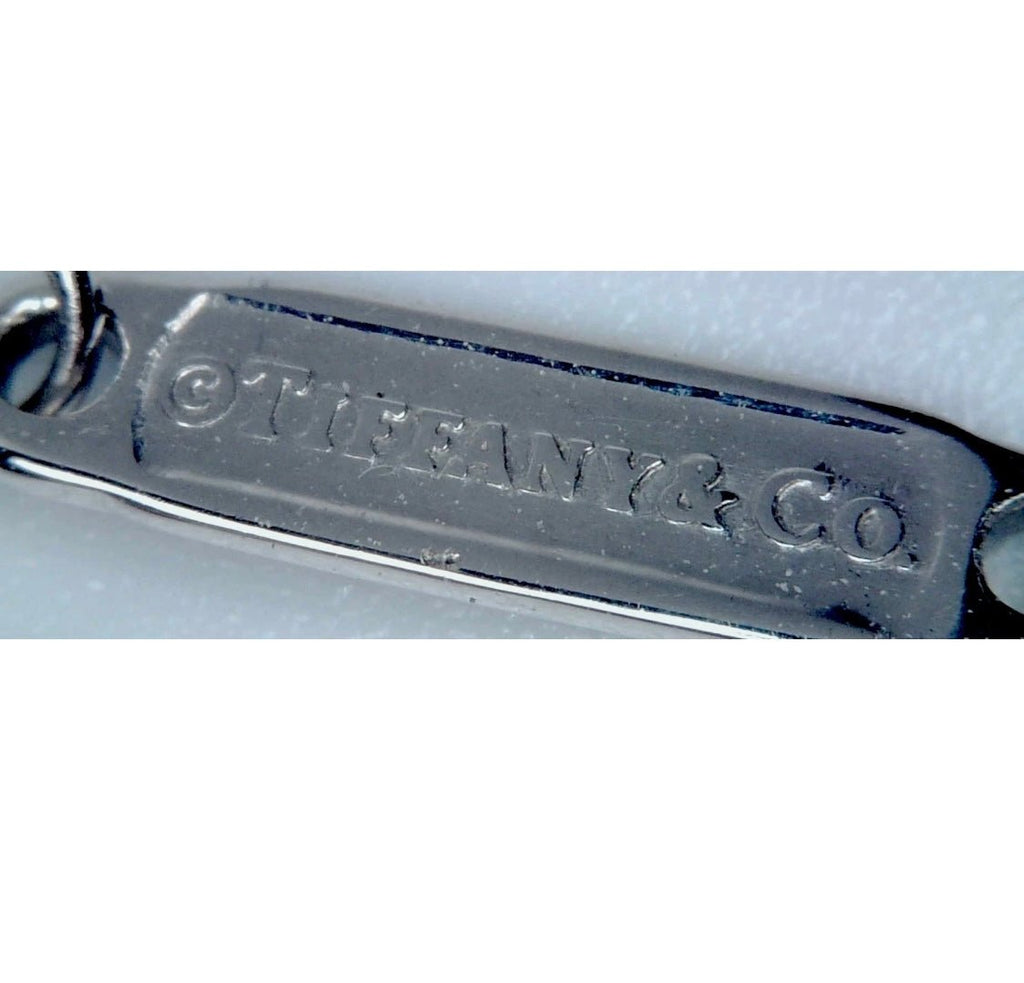 Tiffany & Co. 18K White Gold Ruby Smile Bar Necklace 18 - Coyle Fine Jewelry & Timepieces
