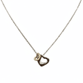 Tiffany & Co Elsa Peretti Open Heart Necklace Sterling Silver 18K Gold 26g - Coyle Fine Jewelry & Timepieces