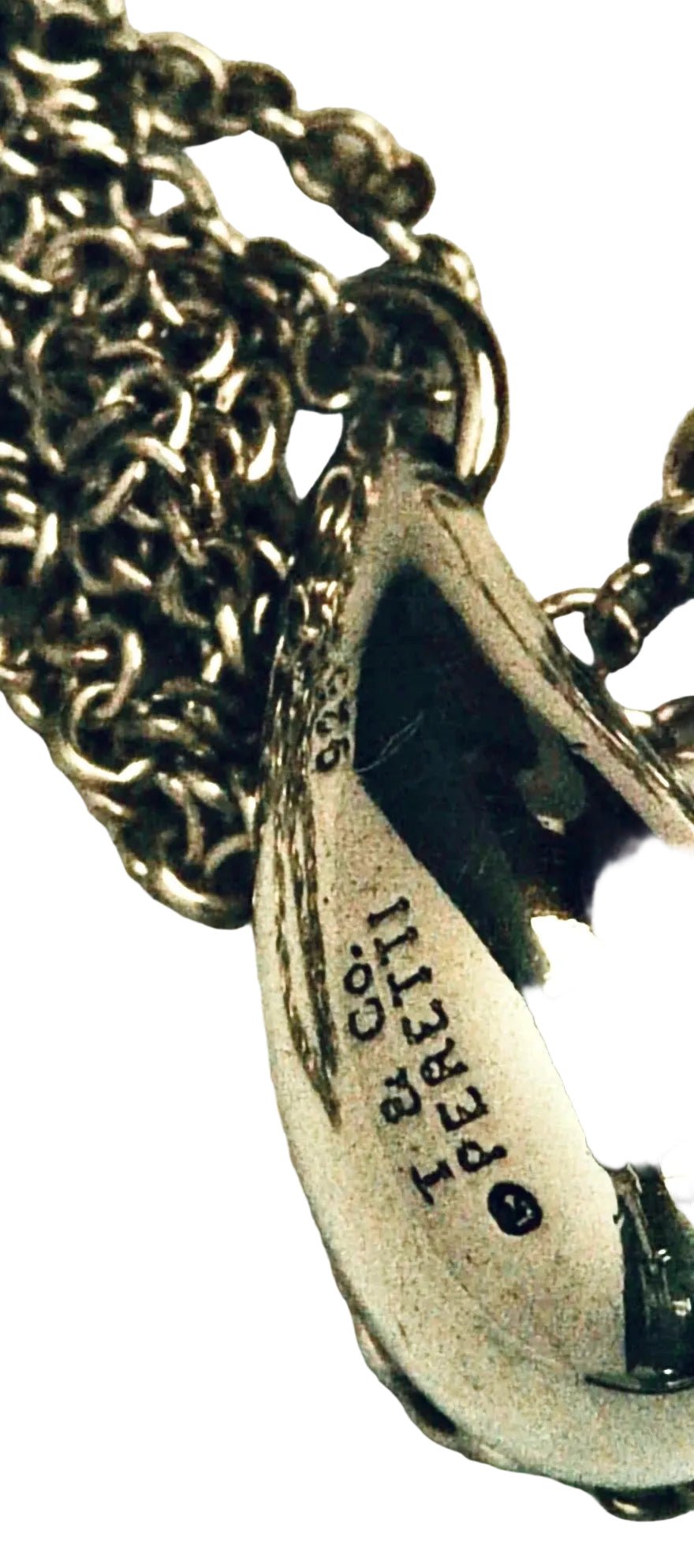 Tiffany & Co Elsa Peretti Teardrop Necklace Sterling Silver Pendant 16” 28g - Coyle Fine Jewelry & Timepieces
