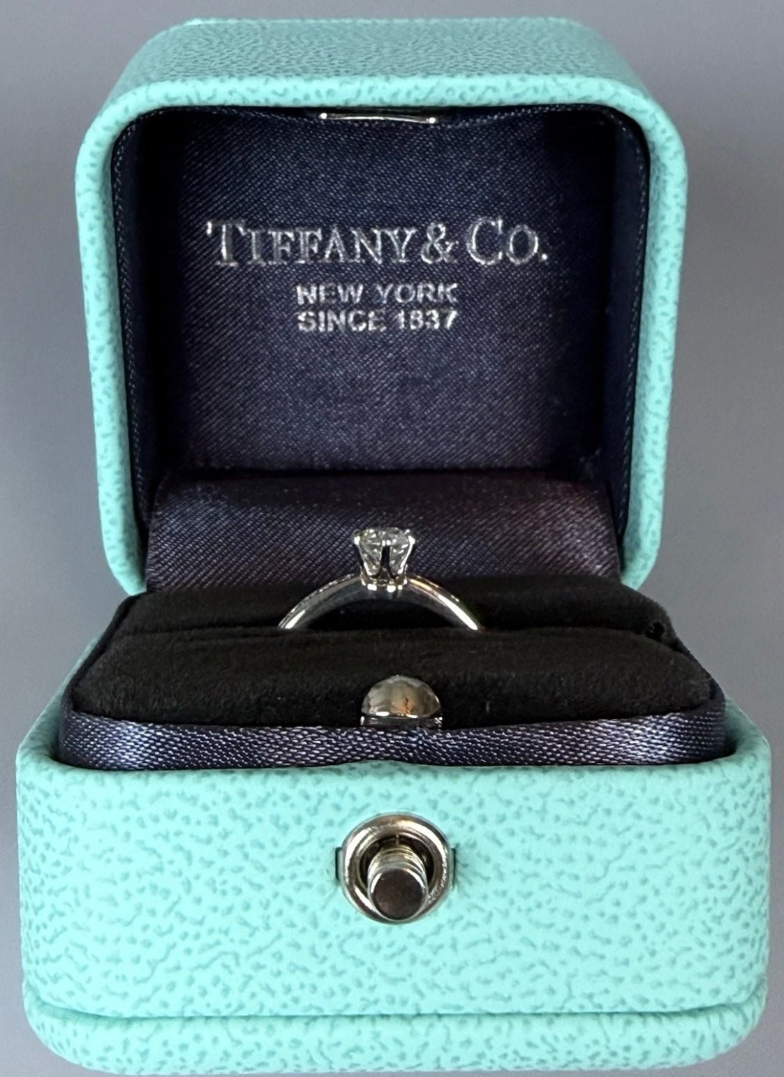 Tiffany & Co Platinum Diamond Engagement Ring 0.33ct VS2 H Brilliant Cut - Coyle Fine Jewelry & Timepieces