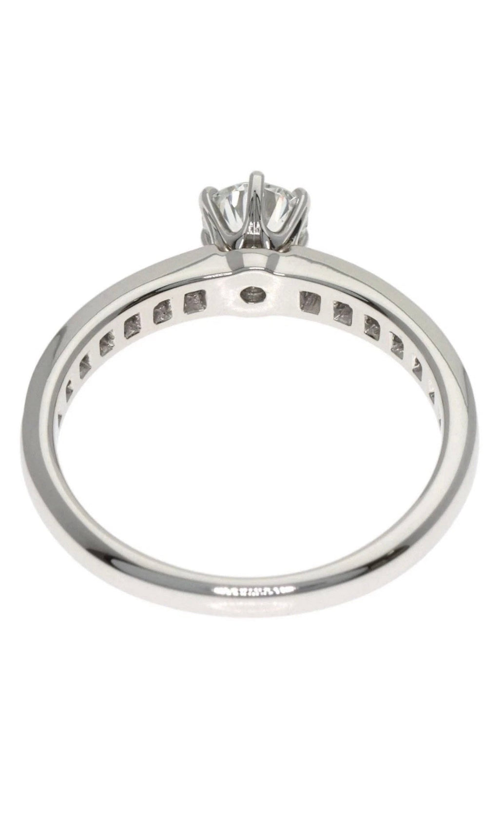 Tiffany & Co Platinum Diamond Engagement Ring 0.33ct VS2 H Brilliant Cut - Coyle Fine Jewelry & Timepieces