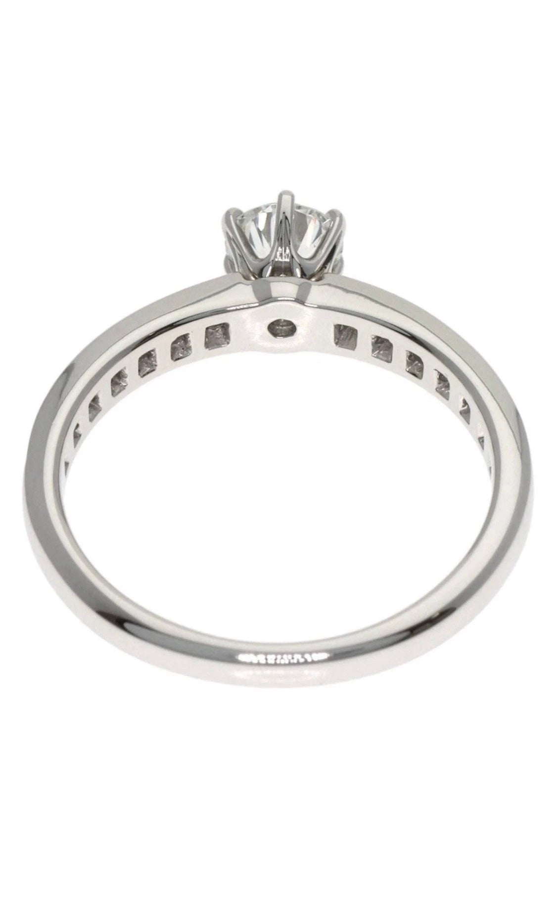 Tiffany & Co Platinum Diamond Engagement Ring 0.33ct VS2 H Brilliant Cut - Coyle Fine Jewelry & Timepieces