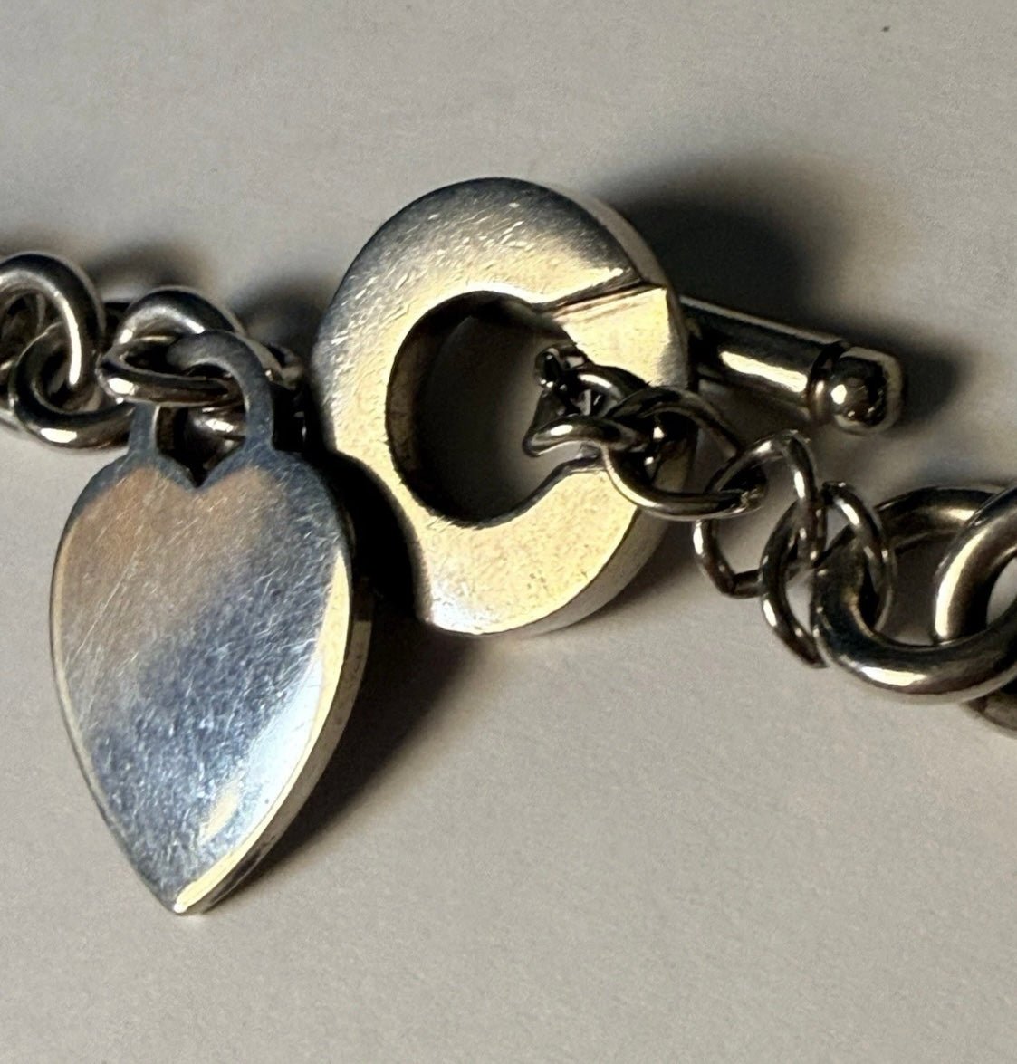 Tiffany & Co Sterling Silver Heart Tag Toggle Necklace 16in 74.1g w Pouch - Coyle Fine Jewelry & Timepieces