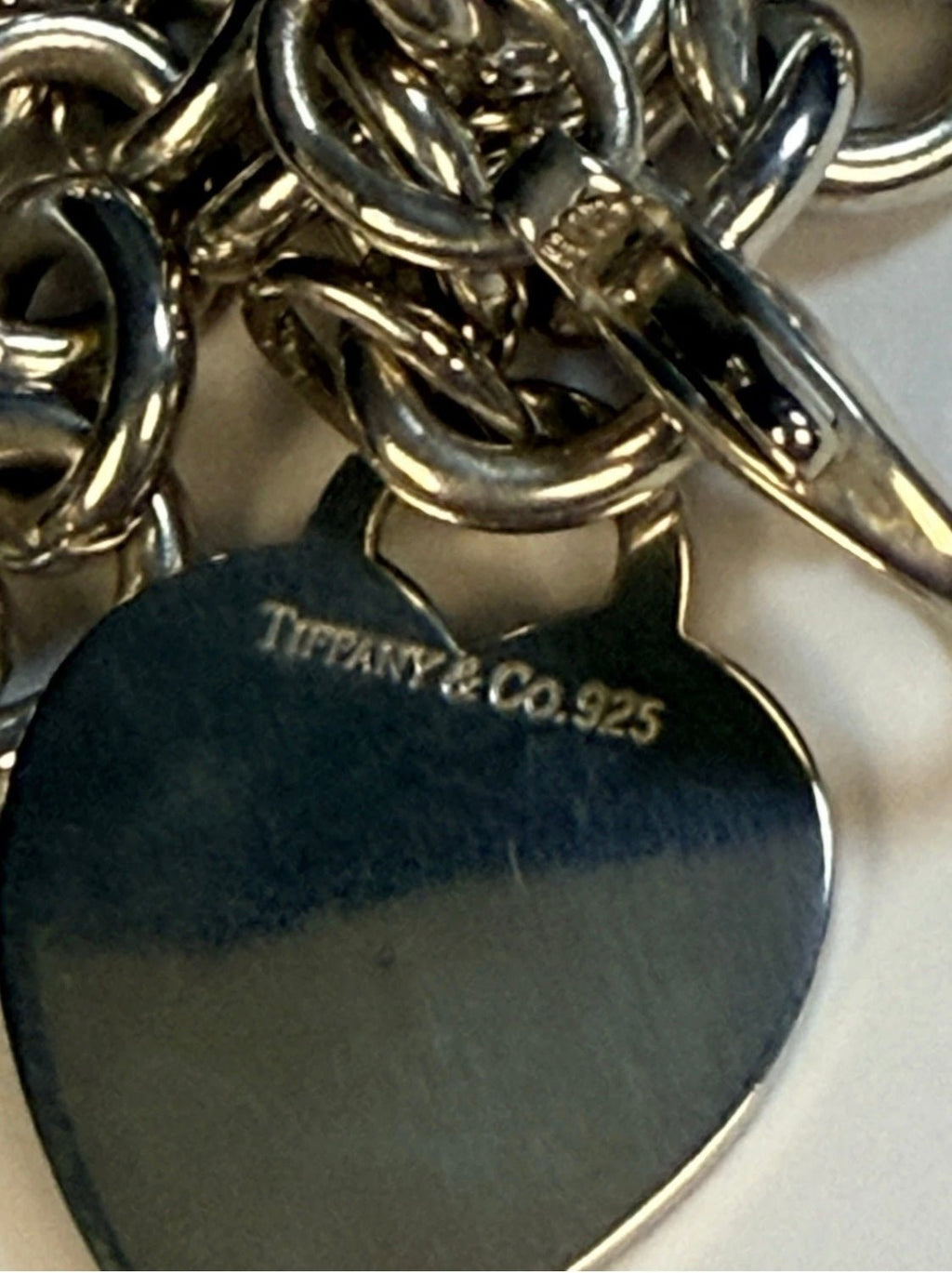 Tiffany & Co Sterling Silver Heart Tag Toggle Necklace 16in 74.1g w Pouch - Coyle Fine Jewelry & Timepieces