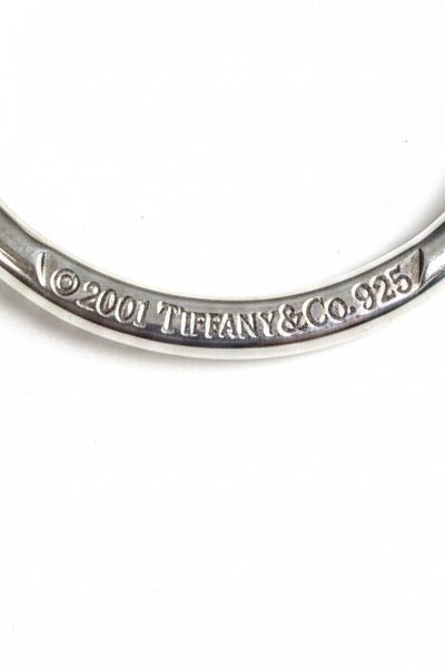 Tiffany & Co. Sterling Silver Oval Tag Key Ring Keychain | 925 Silver | 28.8g - Coyle Fine Jewelry & Timepieces