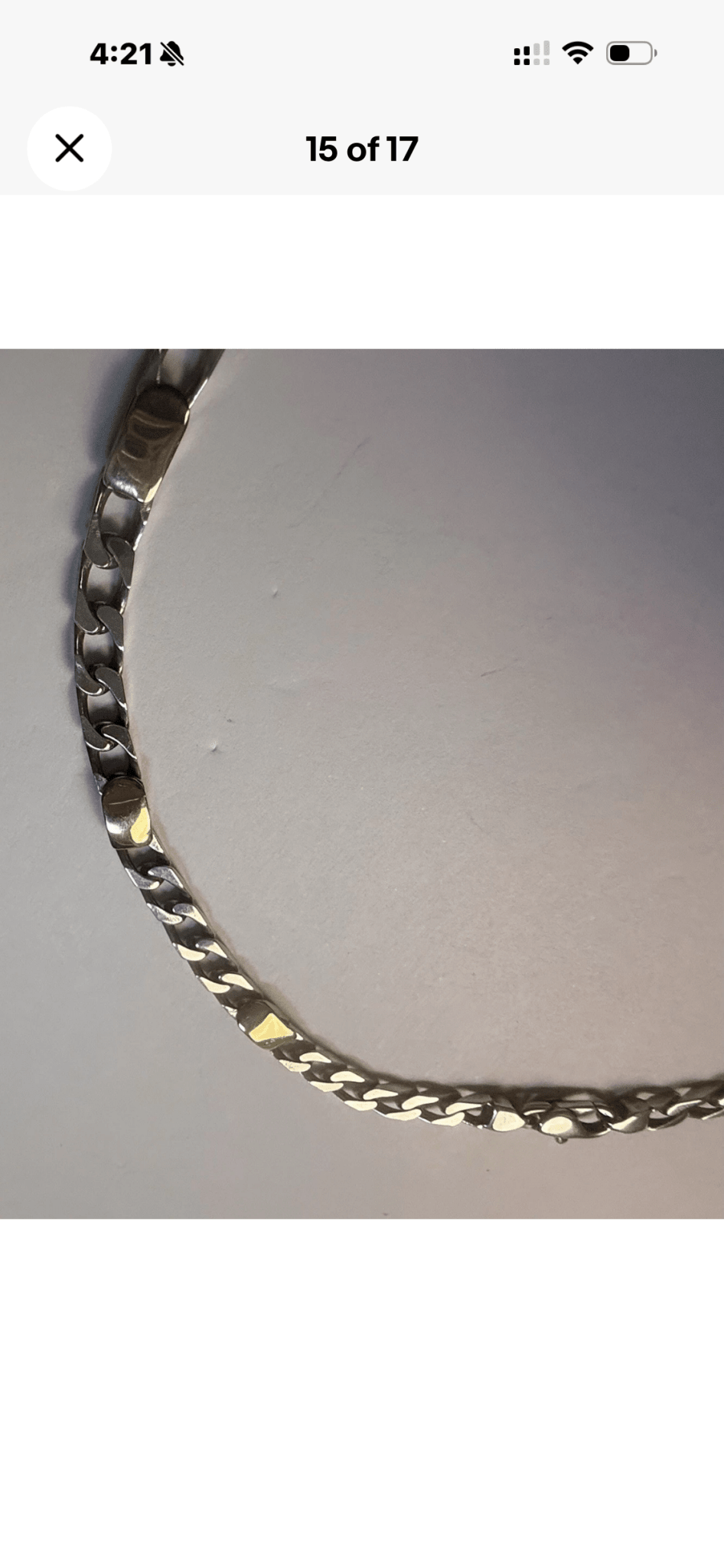 Tiffany & Co. Vintage Sterling Silver 925 & 18K Gold Figaro Link Necklace 17.5” - Coyle Fine Jewelry & Timepieces
